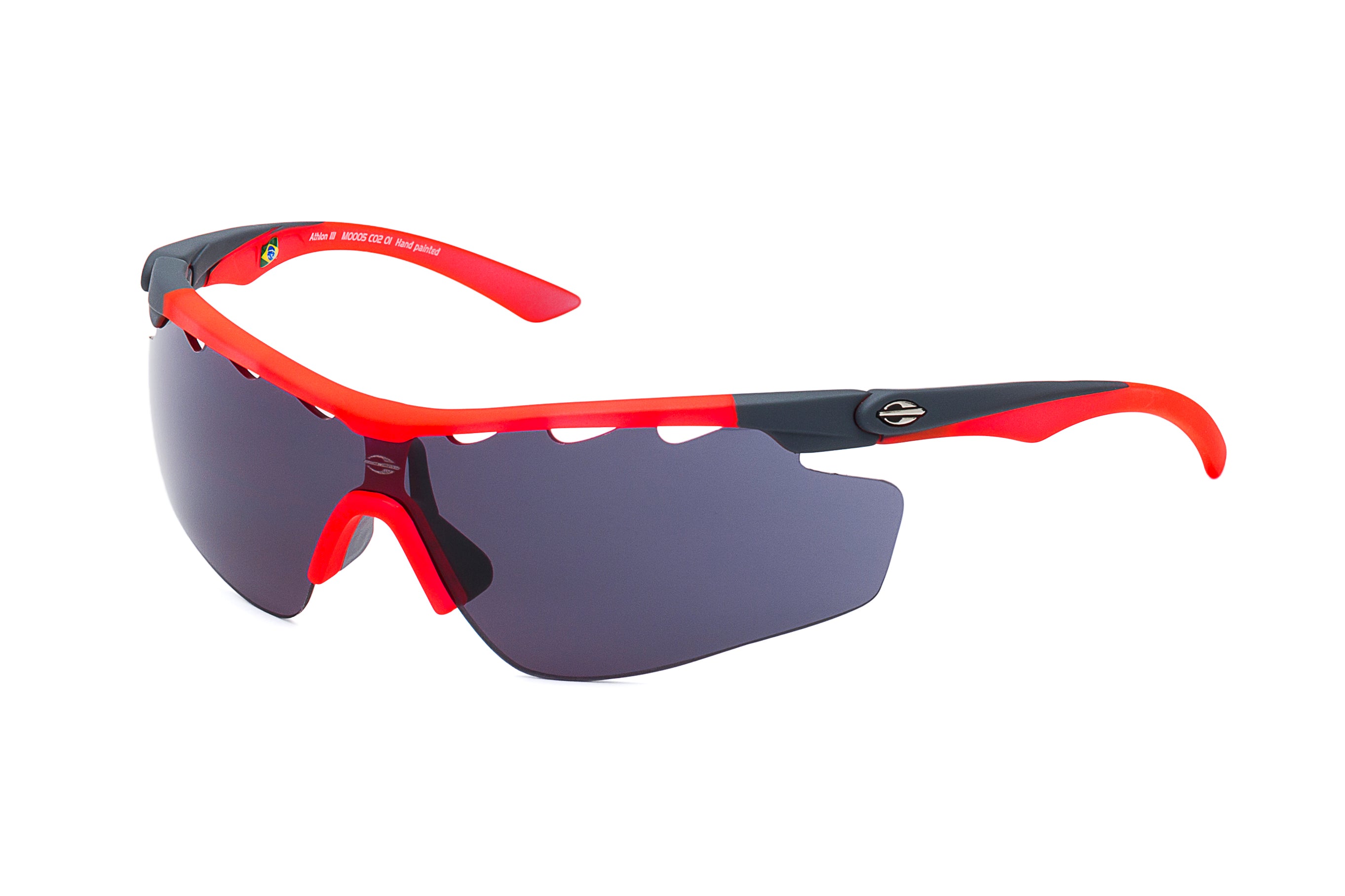 ATHLON SUNGLASSES RED / GRAY / SPORT / SURF