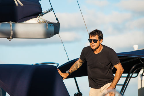 SAN DIEGO SUNGLASSES BLUE HAVANA / GREY / CARLOS BURLE / SURF / LIFESTYLE